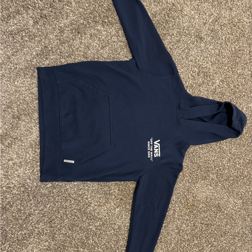 Vans Navy Blue Youth Small Hoodie
